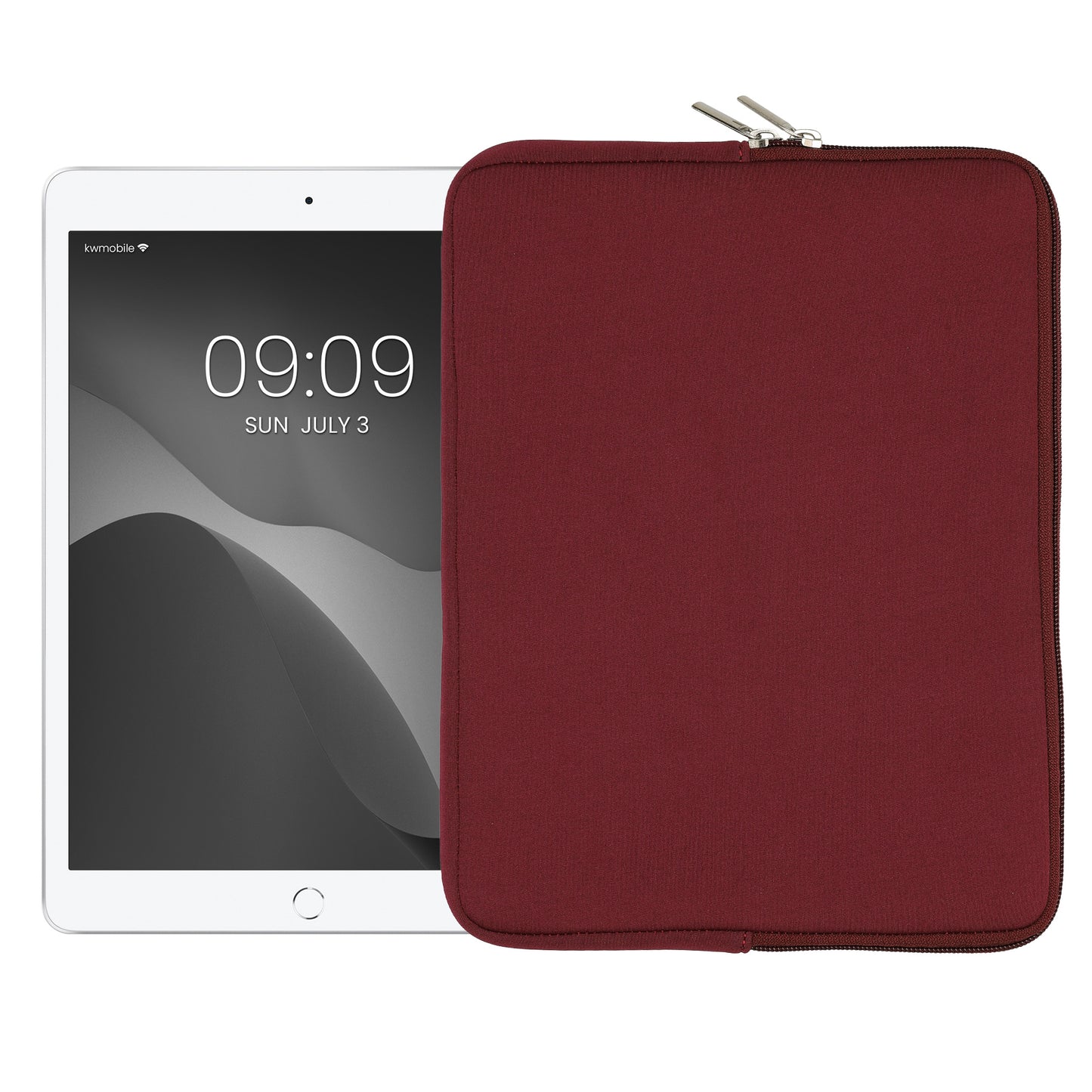 kwmobile Tablet Case compatible with 12.4"-12.9" Tablet - Universal Pouch Cover Case - Protective Sleeve