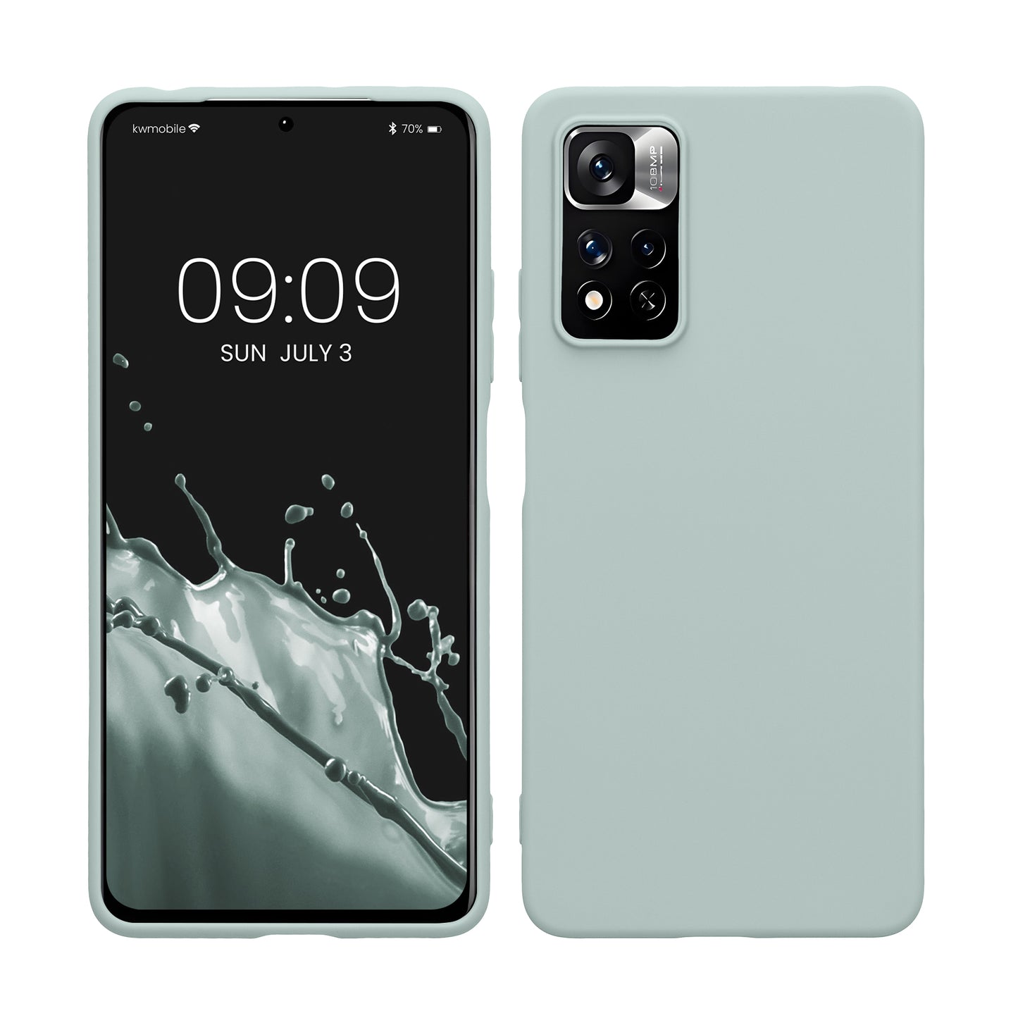 kwmobile Phone Case for Xiaomi Redmi Note 11 Pro / Note 11 Pro (5G) / Note 12 Pro (4G) Case - Wireless Charging - Protective Cover