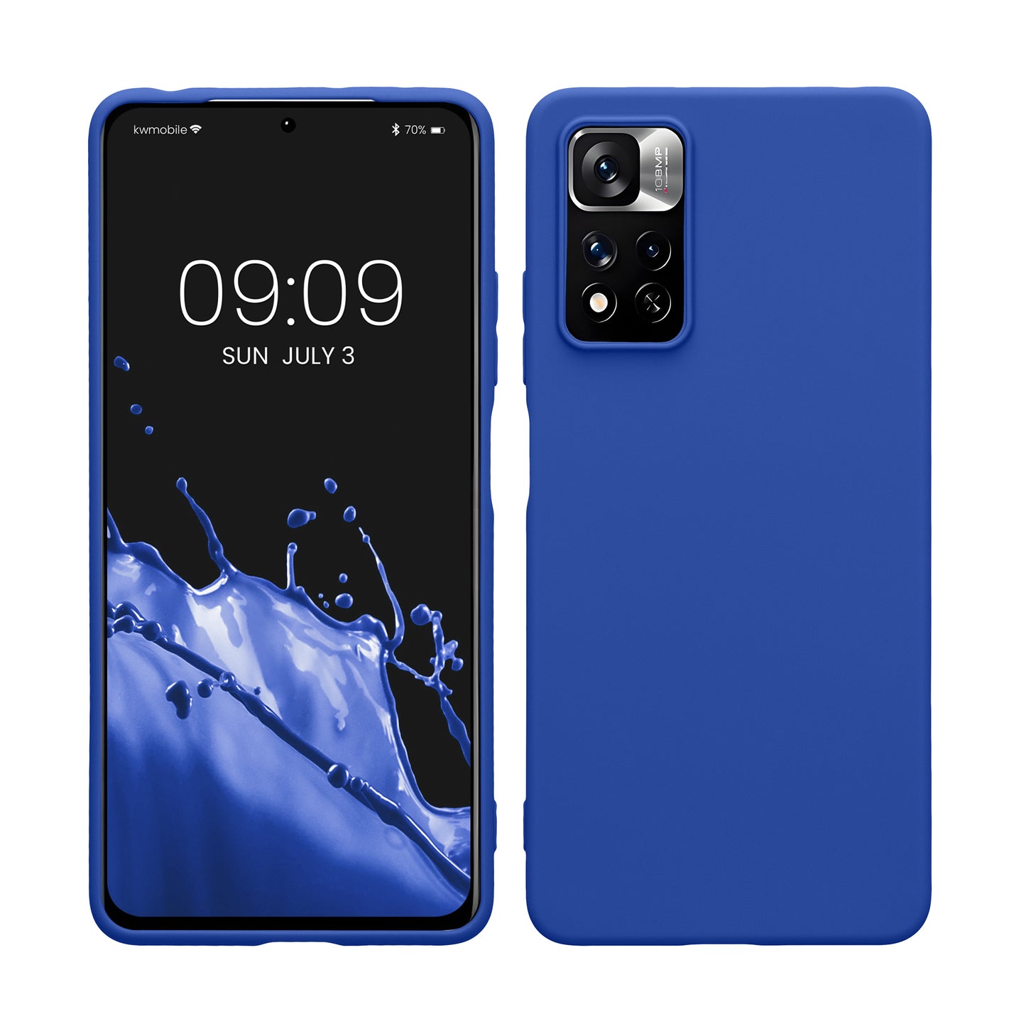 kwmobile Phone Case for Xiaomi Redmi Note 11 Pro / Note 11 Pro (5G) / Note 12 Pro (4G) Case - Wireless Charging - Protective Cover