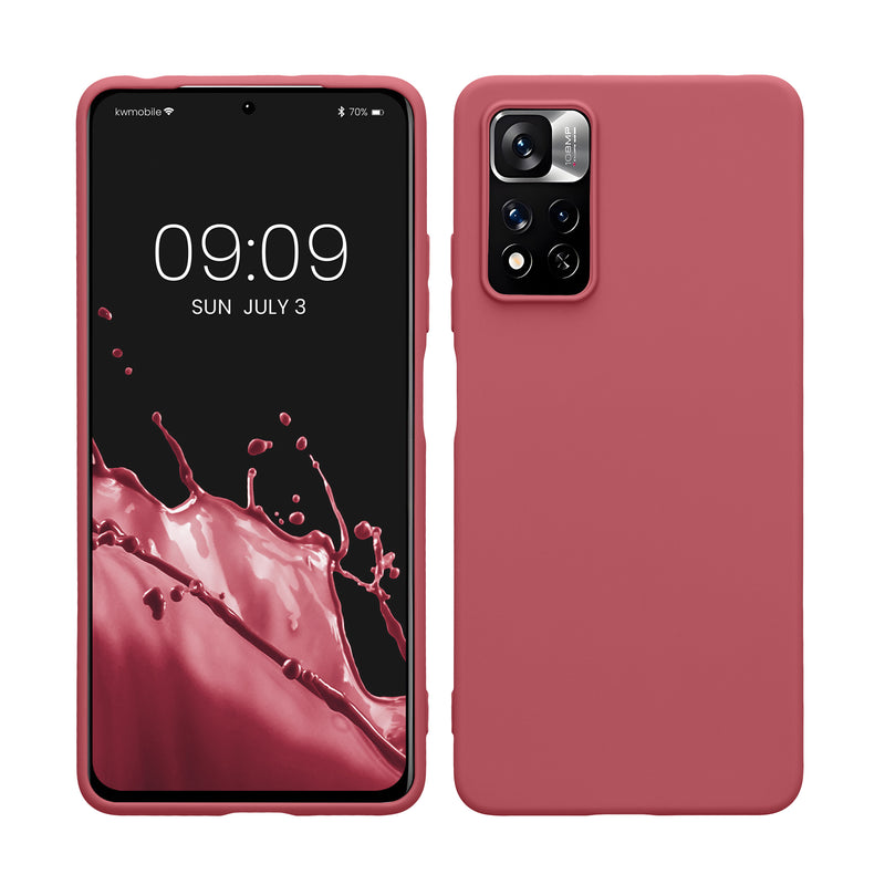 kwmobile Phone Case for Xiaomi Redmi Note 11 Pro / Note 11 Pro (5G) / Note 12 Pro (4G) Case - Wireless Charging - Protective Cover
