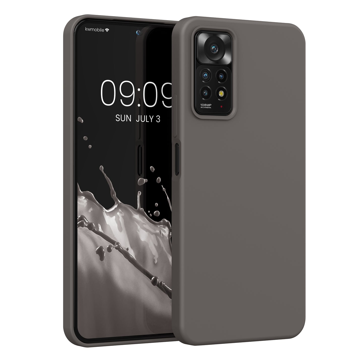 kwmobile Phone Case for Xiaomi Redmi Note 11 Pro / Note 11 Pro (5G) / Note 12 Pro (4G) Case - Silicone - Wireless Charging - Protective Cover