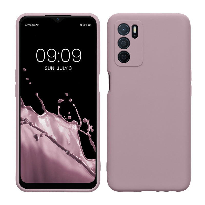 kwmobile Slim Case Compatible with Oppo A16 / A16s / A54s - Silicone Phone Cover