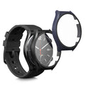 kwmobile Glass Case for Xiaomi Watch S1 Protective Cover Full-Body Fitness Tracker Case Set
