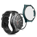 kwmobile Glass Case for Xiaomi Watch S1 Protective Cover Full-Body Fitness Tracker Case Set