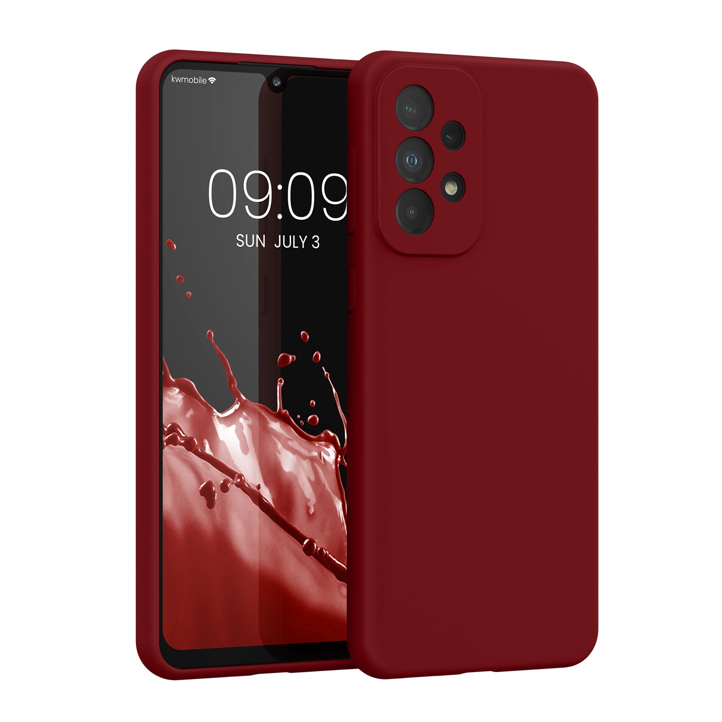 kwmobile Phone Case for Samsung Galaxy A33 5G - Silicone Case - Wireless Charging - Protective Cover
