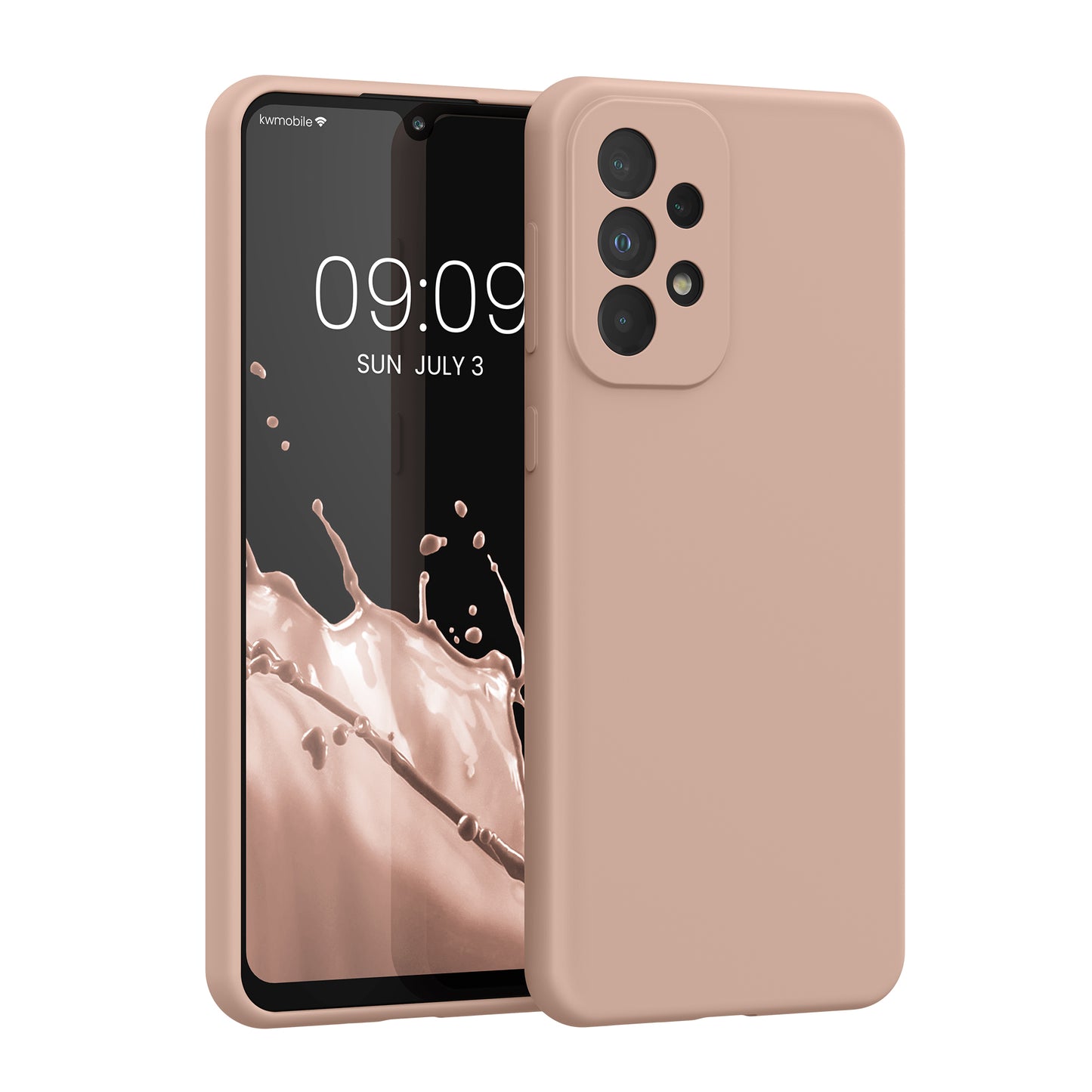 kwmobile Phone Case for Samsung Galaxy A33 5G - Silicone Case - Wireless Charging - Protective Cover