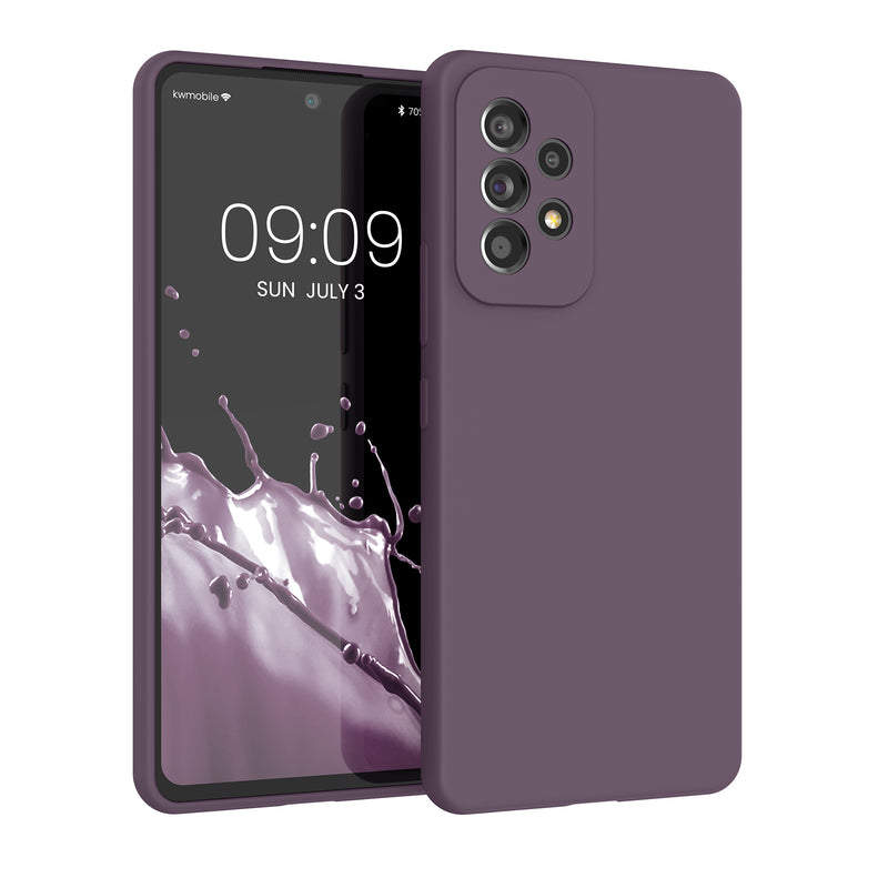 kwmobile Phone Case for Samsung Galaxy A53 5G - Silicone Case - Wireless Charging - Protective Cover
