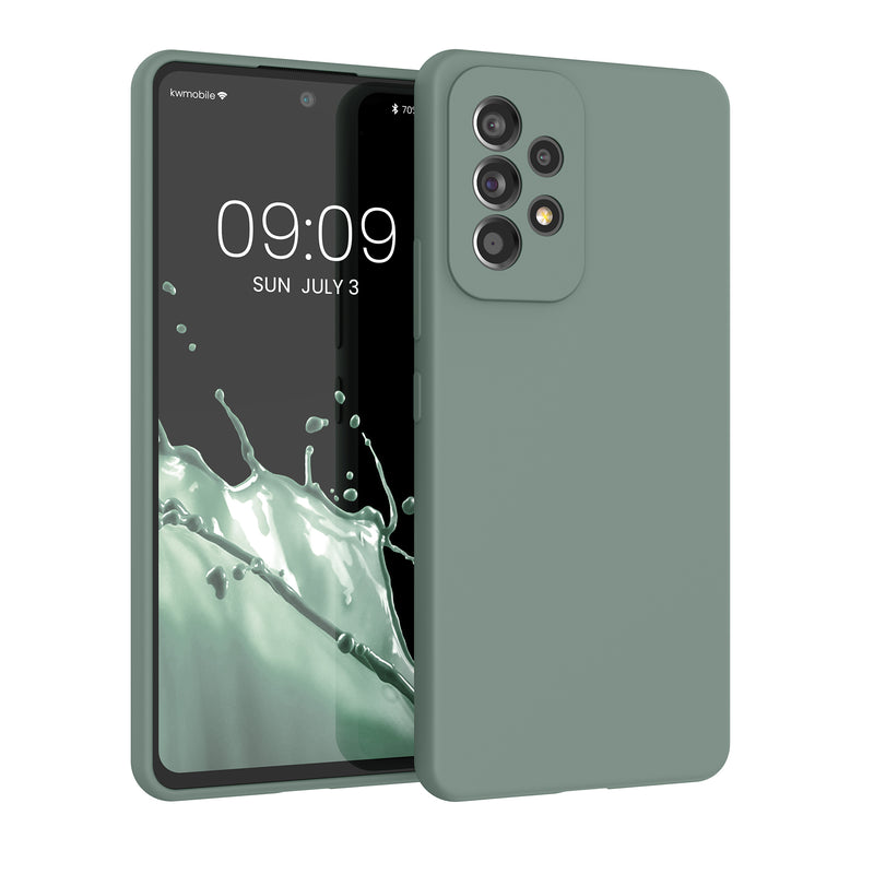 kwmobile Phone Case for Samsung Galaxy A53 5G - Silicone Case - Wireless Charging - Protective Cover