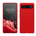 kwmobile Case Compatible with Google Pixel 6a Protective Cover for Wireless Charging Case