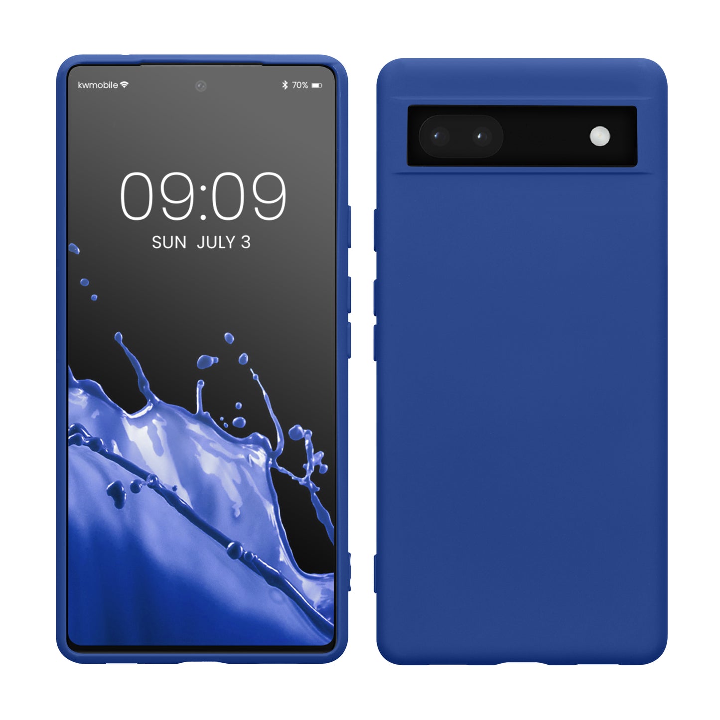 kwmobile Case Compatible with Google Pixel 6a Protective Cover for Wireless Charging Case