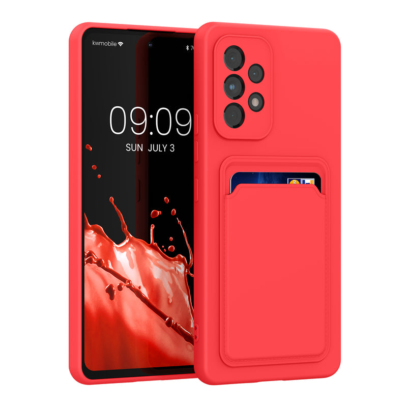 kwmobile Phone Case Compatible with Samsung Galaxy A53 5G Case - Phone Cover with Card Slot