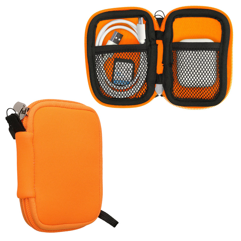 kwmobile In-Ear Headphone Case compatible with in-ear Headphones - Cover Case - 6 x 9 cm Inner Dimensions - Pouch