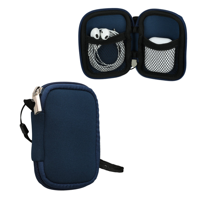 kwmobile In-Ear Headphone Case compatible with in-ear Headphones - Cover Case - 6 x 9 cm Inner Dimensions - Pouch