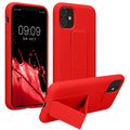 kwmobile Cell Phone Case for Apple iPhone 11 with Finger Holder and Stand Protective Cover