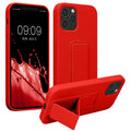 kwmobile Cell Phone Case for Apple iPhone 12 / iPhone 12 Pro with Finger Holder and Stand Protective Cover