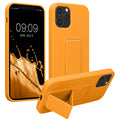 kwmobile Cell Phone Case for Apple iPhone 12 / iPhone 12 Pro with Finger Holder and Stand Protective Cover