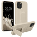 kwmobile Cell Phone Case for Apple iPhone 12 / iPhone 12 Pro with Finger Holder and Stand Protective Cover