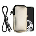 kwmobile Phone Pouch for Smartphones - Phone Bag with Lanyard 15.2 x 8.3 cm Inner Dimensions