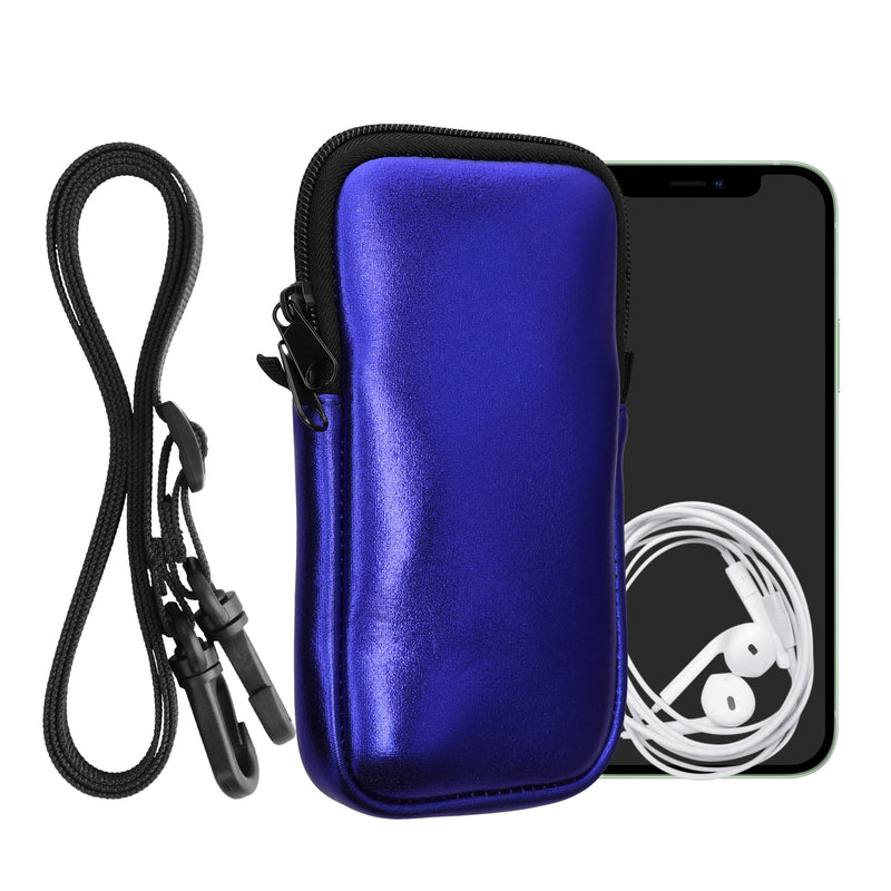 kwmobile Phone Pouch for Smartphones - Phone Bag with Lanyard 15.2 x 8.3 cm Inner Dimensions