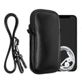 kwmobile Phone Pouch for Smartphones - Phone Bag with Lanyard 15.2 x 8.3 cm Inner Dimensions