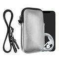 kwmobile Phone Pouch for Smartphones - Phone Bag with Lanyard 15.2 x 8.3 cm Inner Dimensions