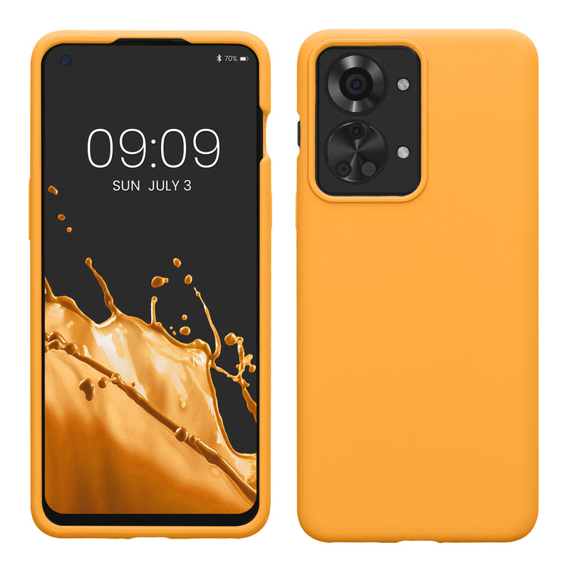 kwmobile Phone Case for OnePlus Nord 2T 5G Case Silicone Wireless Charging Protective Cover