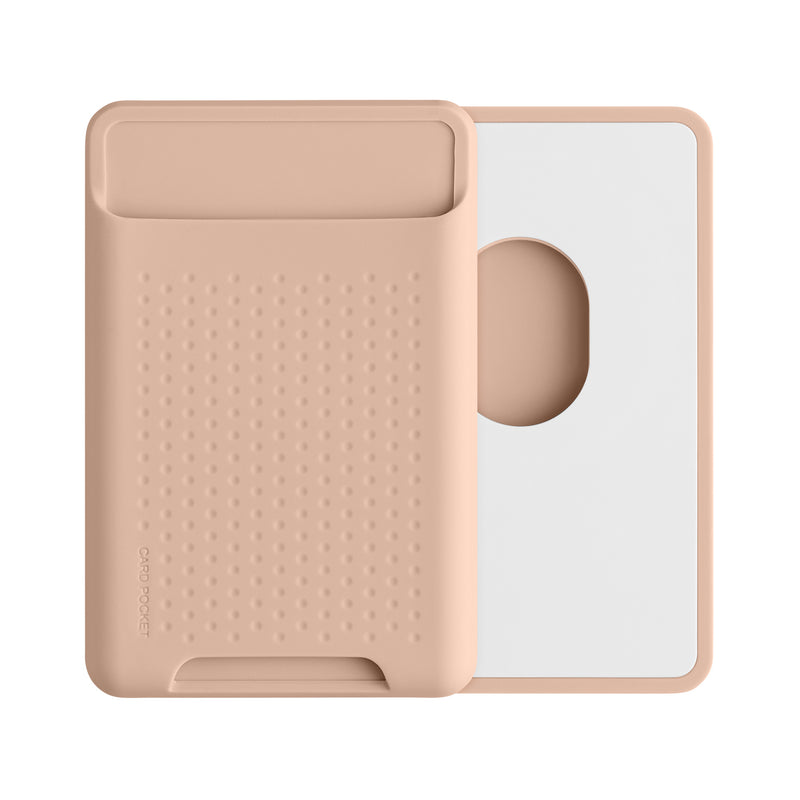 kwmobile Card Holder compatible with Apple iPhone Series - Magnetic Card Slot Holder - Phone Card Case compatible with MagSafe