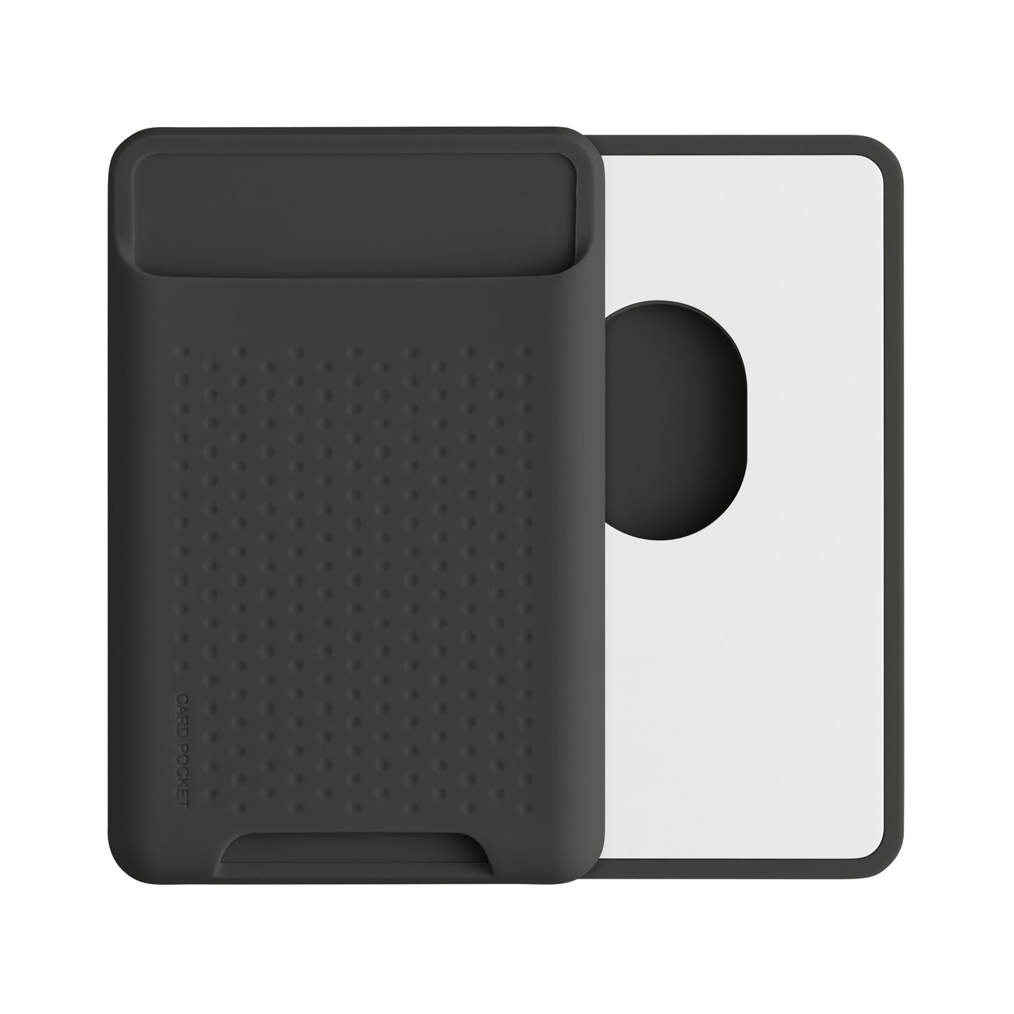 kwmobile Card Holder compatible with Apple iPhone Series - Magnetic Card Slot Holder - Phone Card Case compatible with MagSafe