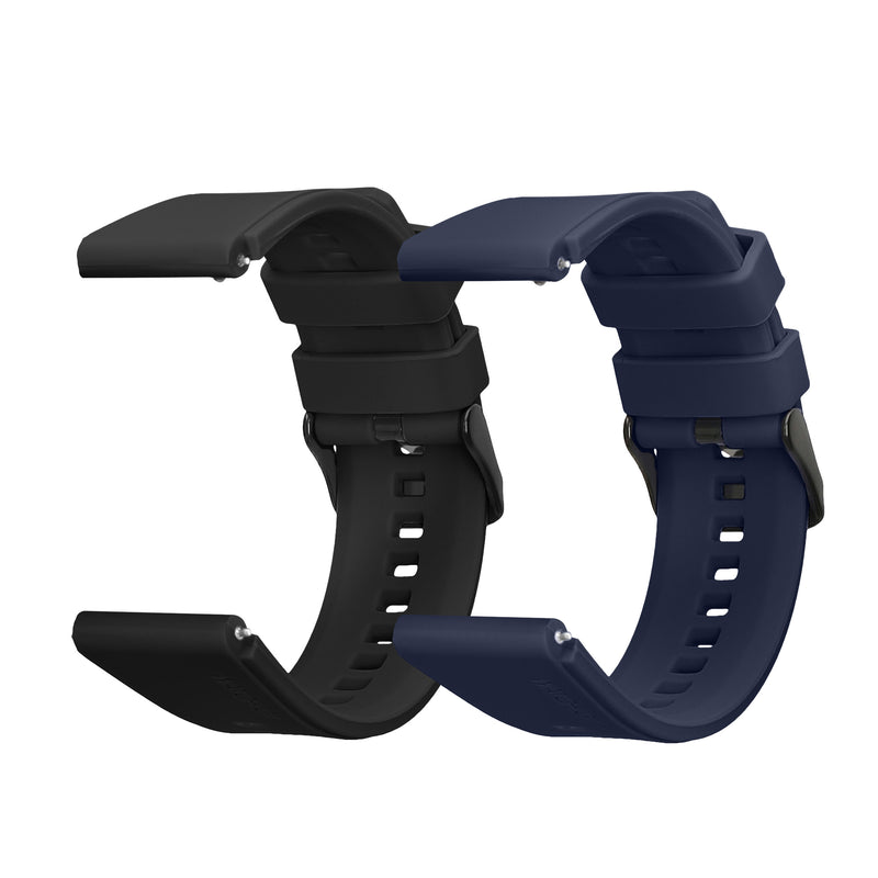 kwmobile Watch Strap for Withings ScanWatch 42mm / Steel HR 40mm / ScanWatch Horizon Wristband Fitness Tracker Band Set Replacement Strap Smartwatch