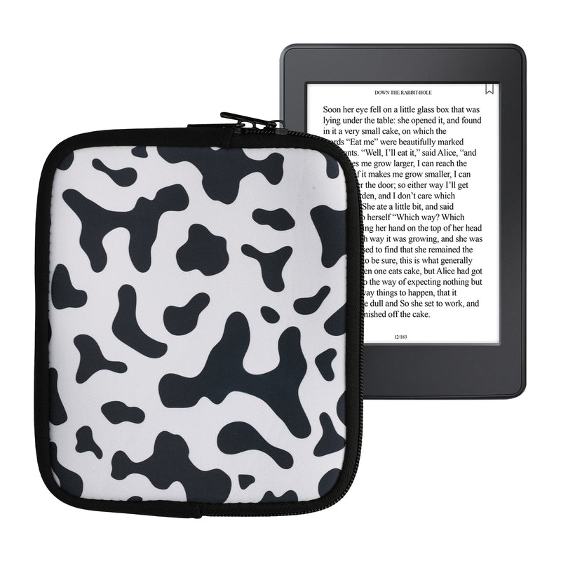 kwmobile Bag for eReader - Case Cover Galaxy Tree Meadow Grey Black - Inner Dimensions