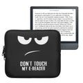 kwmobile Bag for eReader - Case Cover Galaxy Tree Meadow Grey Black - Inner Dimensions