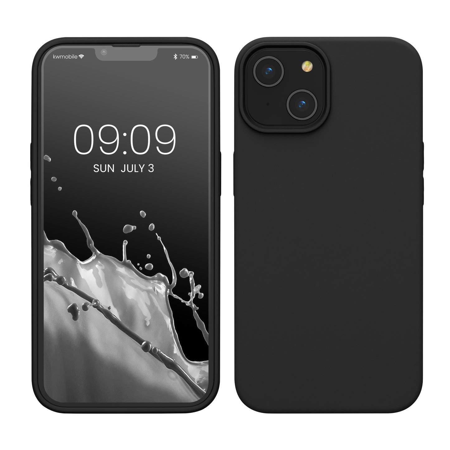 kwmobile Phone Case for iPhone 14 - Silicone Cover - Wireless Charging