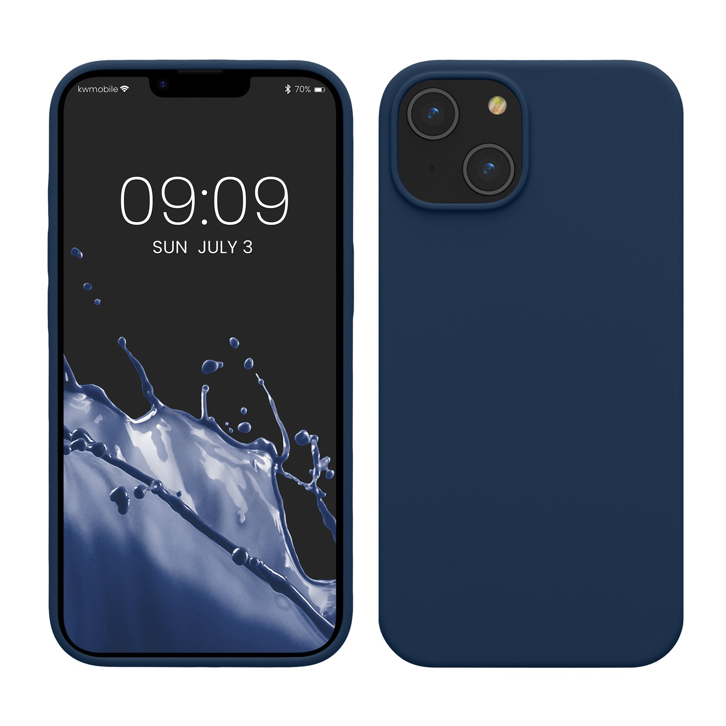 kwmobile Phone Case for iPhone 14 - Silicone Cover - Wireless Charging