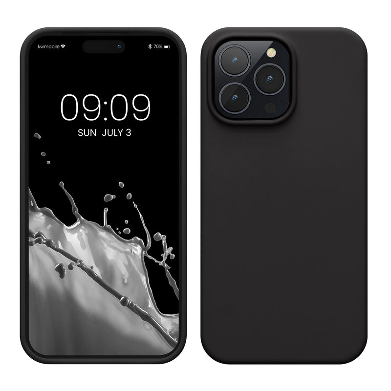 kwmobile Phone Case for iPhone 14 Pro Max - Silicone Cover - Wireless Charging