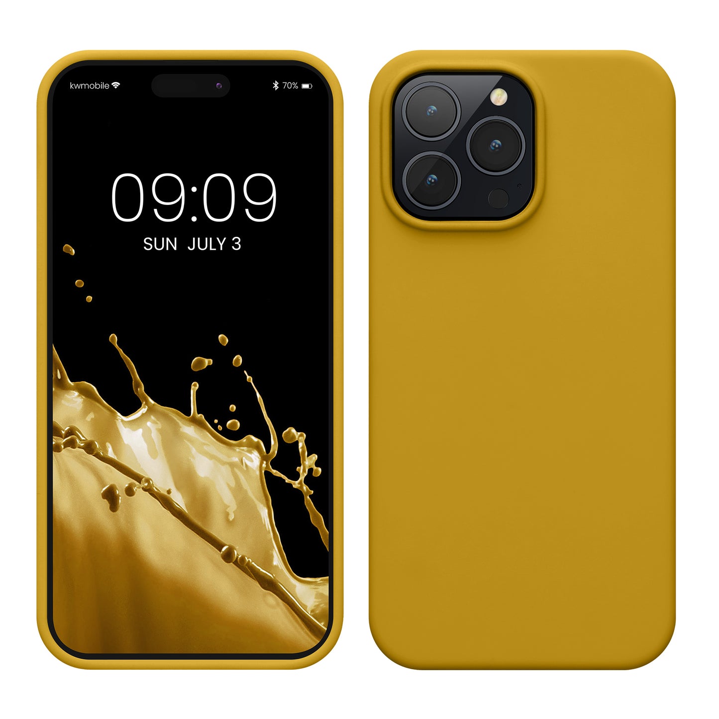 kwmobile Phone Case for iPhone 14 Pro Max - Silicone Cover - Wireless Charging