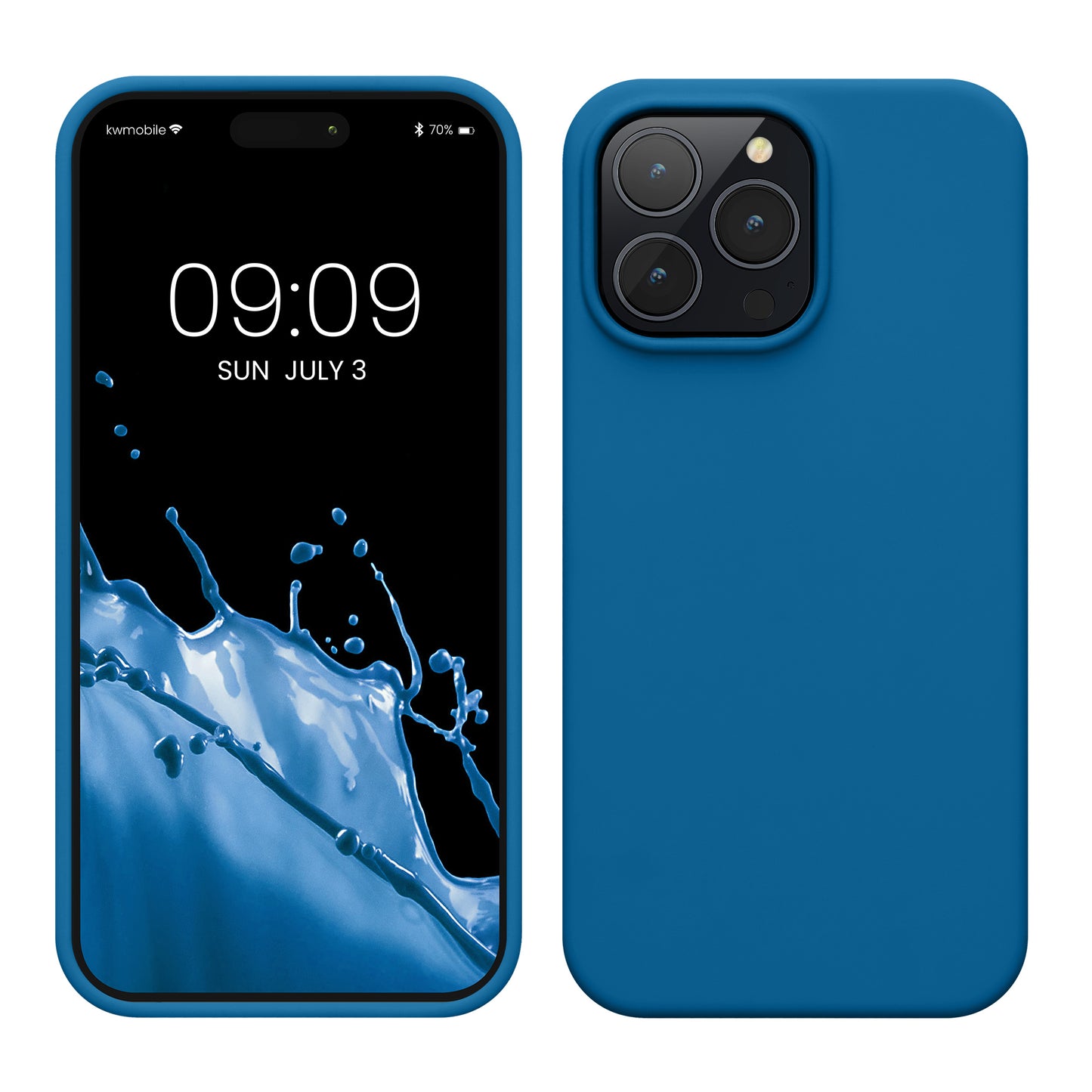 kwmobile Phone Case for iPhone 14 Pro Max - Silicone Cover - Wireless Charging