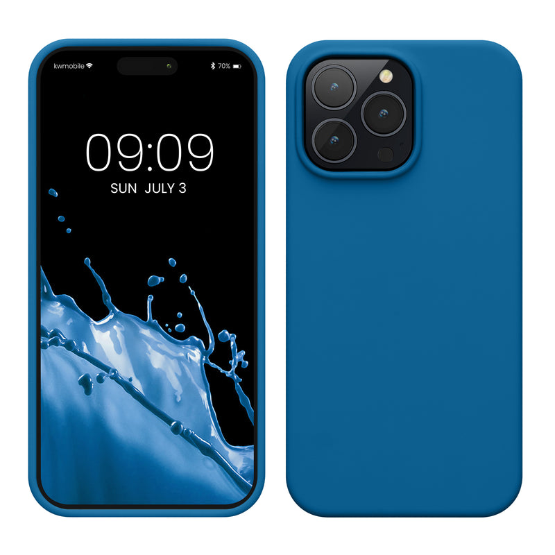kwmobile Phone Case for iPhone 14 Pro Max - Silicone Cover - Wireless Charging