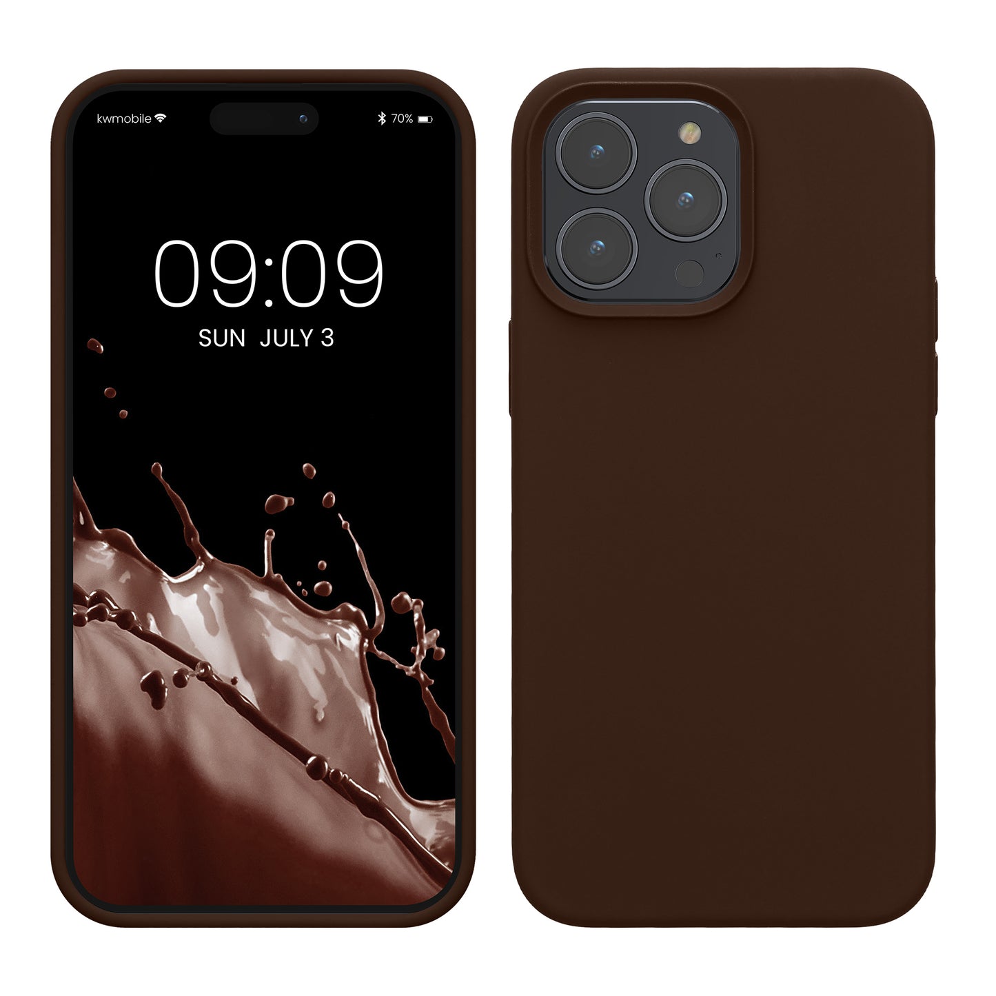kwmobile Phone Case for iPhone 14 Pro Max - Silicone Cover - Wireless Charging