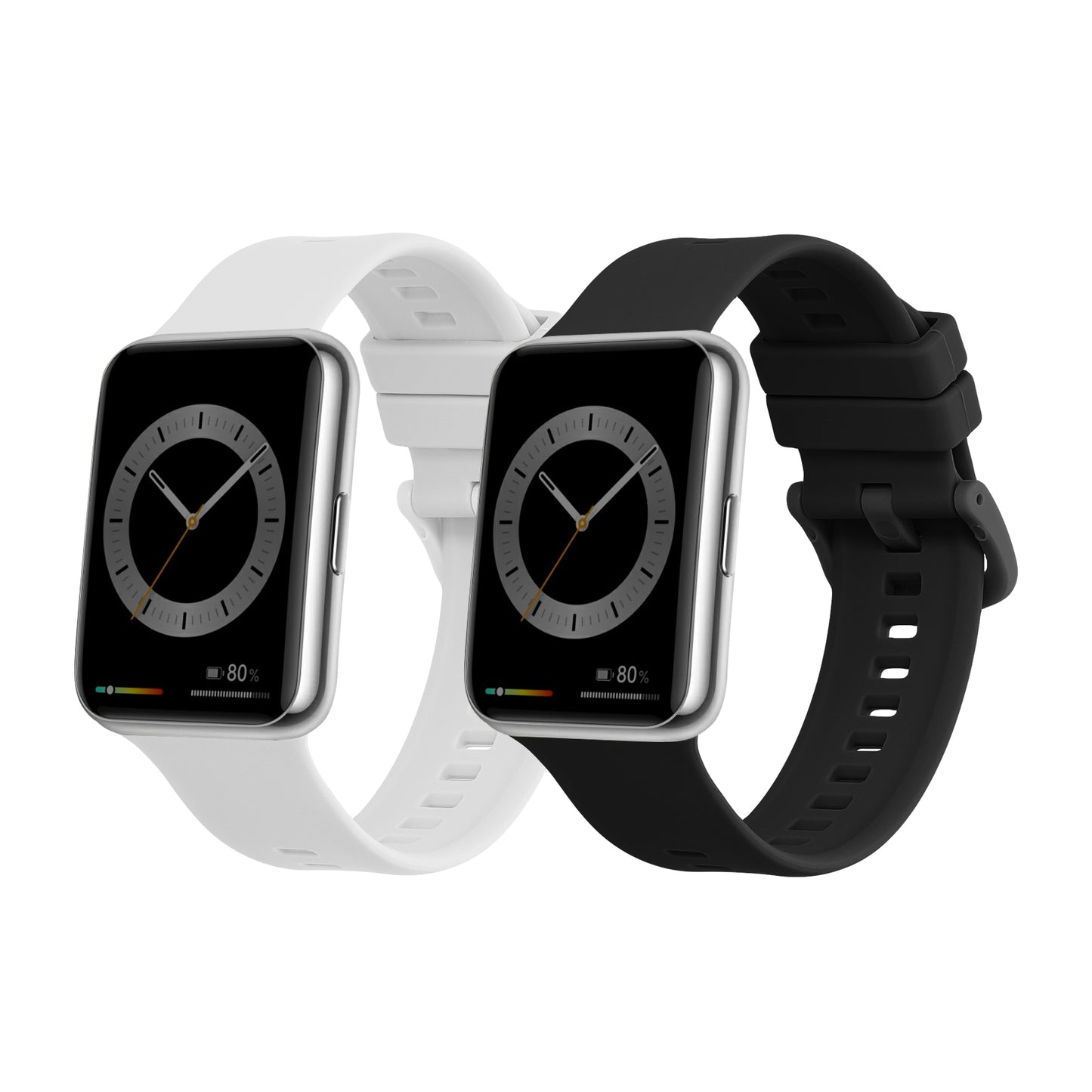 kwmobile Watch Strap for Huawei Watch Fit 2 Band Fitness Tracker Strap Set Replacement Band Smartwatch