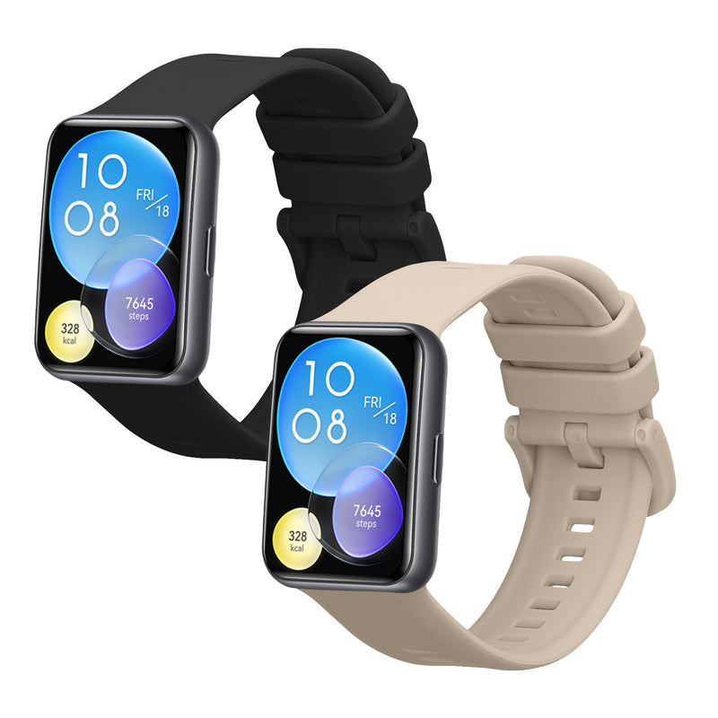 kwmobile Watch Strap for Huawei Watch Fit 2 Band Fitness Tracker Band Set Replacement Strap Smartwatch