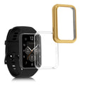 kwmobile Protective Case for Huawei Watch Fit 2 Fullbody Display Cover Set