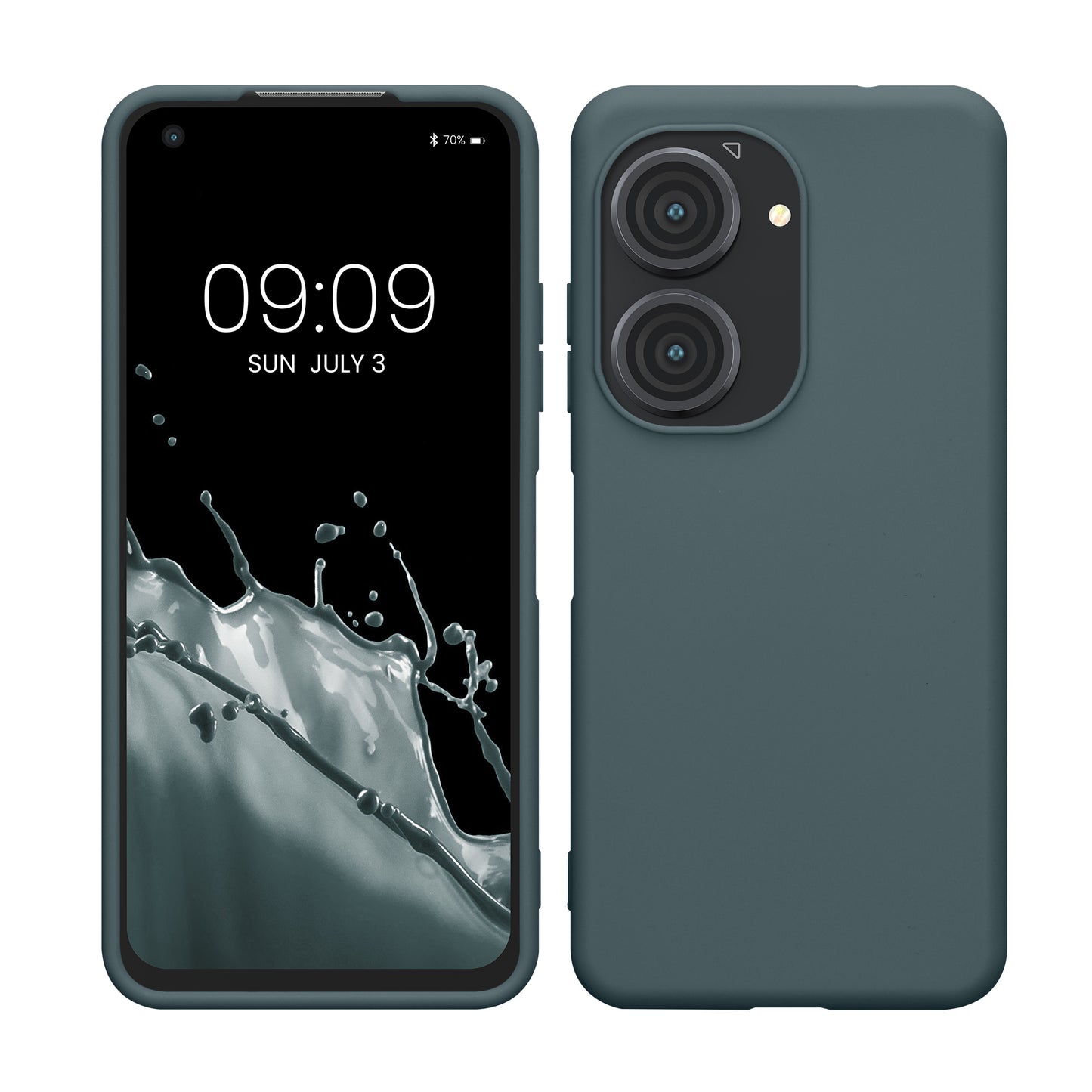 kwmobile Phone Case for ASUS Zenfone 10 / Zenfone 9 - Wireless Charging - Protective Cover