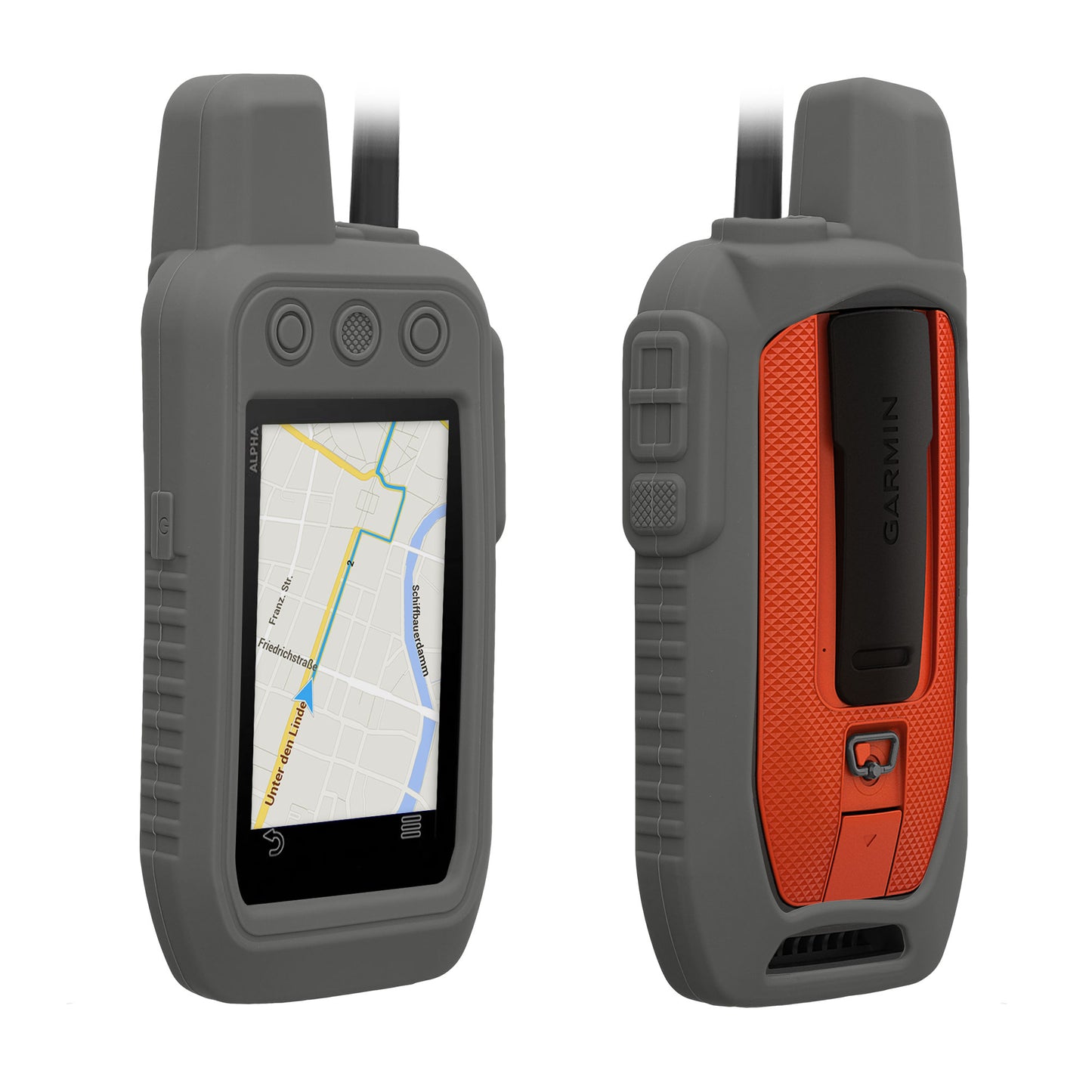 kwmobile Case Compatible with Garmin Alpha 300 / Alpha 200 - Protective Cover for GPS Handheld Device