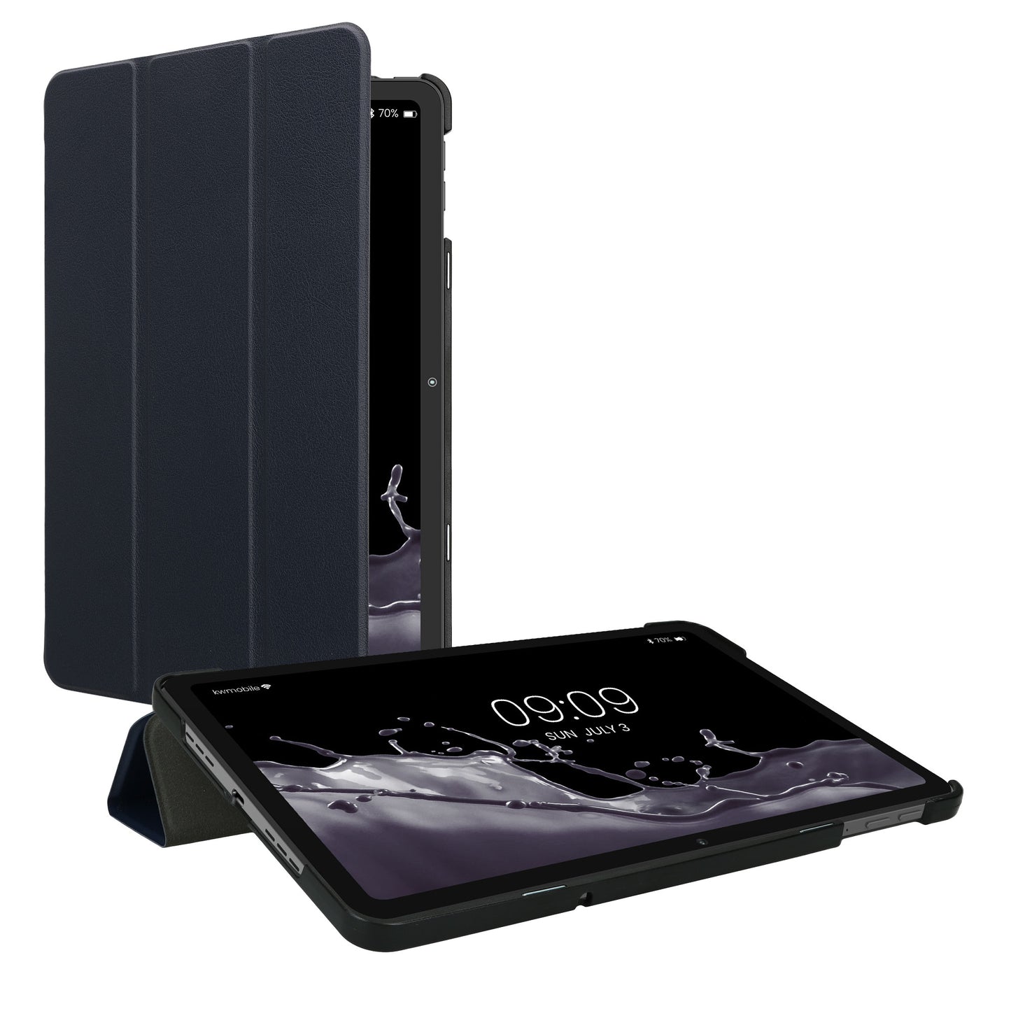 kwmobile Case Compatible with Oppo Pad Air - Smart Cover Tablet Case - Stand
