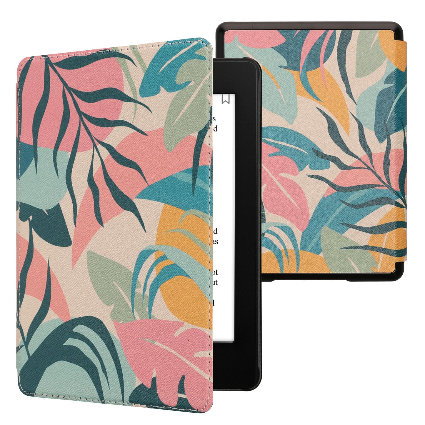kwmobile Folding Case compatible with Amazon Kindle Paperwhite 11th Generation 2021 Case Flip Case with Magnetic Closure