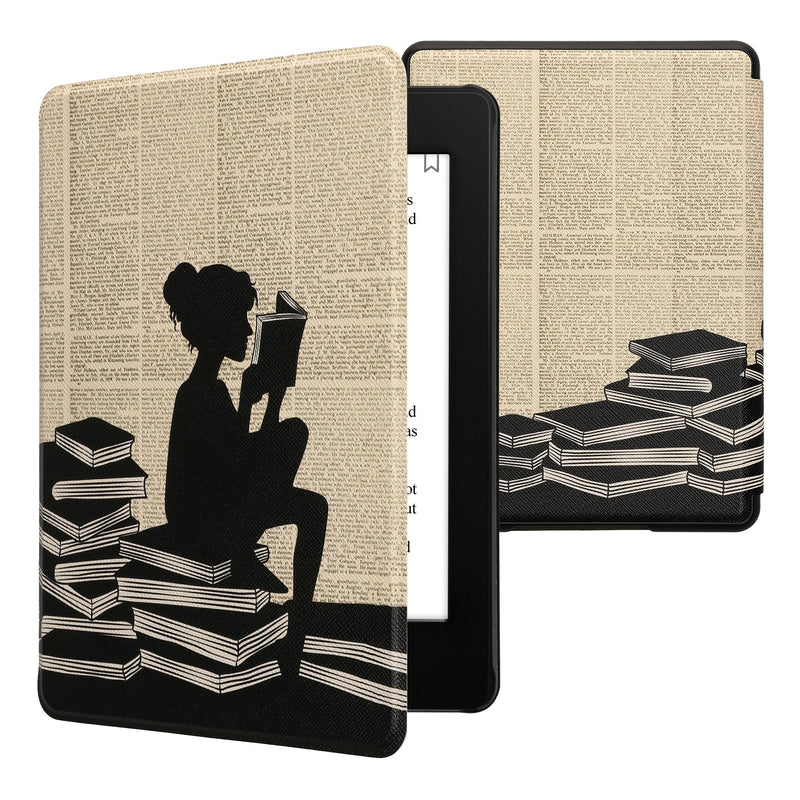 kwmobile Folding Case compatible with Amazon Kindle Paperwhite 11th Generation 2021 Case Flip Case with Magnetic Closure