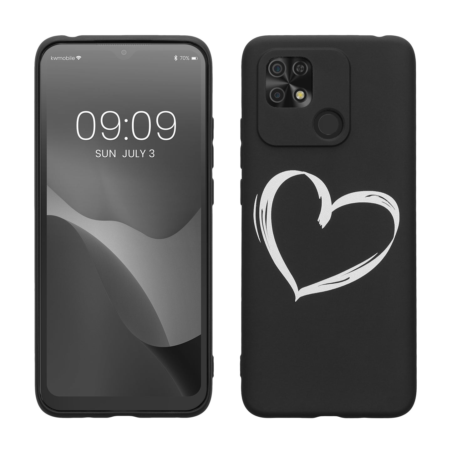 kwmobile Case Compatible with Xiaomi Redmi 10C - Silicone Phone Case