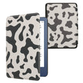 kwmobile Cover for Amazon Kindle (2022/2024) Case - eReader Flip Case with Auto Sleep Function - Library Motto