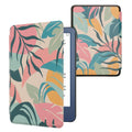 kwmobile Cover for Amazon Kindle (2022/2024) Case - eReader Flip Case with Auto Sleep Function - Library Motto