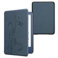 kwmobile Cover for Amazon Kindle (2022/2024) Case - eReader Flip Case with Auto Sleep Function - Library Motto